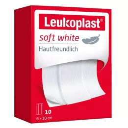 LEUKOPLAST pehmeä valkoinen kipsi 6x10 cm, 10 kpl