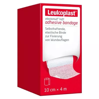 Leukoplast Elastomull liimakiinnitysside elastinen 10 cmx4 m, 1 kpl Leukoplast Elastomull liimakiinnitysside elastinen 10 cmx4 m, 1 kpl