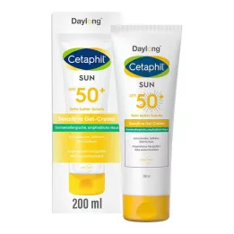 Cetaphil Sun herkkä geelivoide SPF 50 + aurinkosuoja, 200 ml