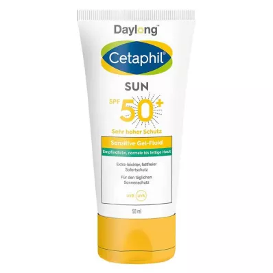Cetaphil Sun Sensitive -geelivoide kasvoille SPF 50+ -aurinkovoide, 50 ml