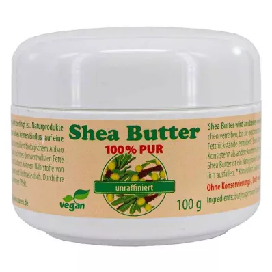 SHEABUTTER puhdistamaton 100 % puhdas, 100 g