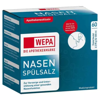 WEPA Nenänhuuhtelusuola, 20X2,95 grammaa