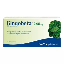 GINGOBETA 240 mg kalvopäällysteiset tabletit, 50 kpl