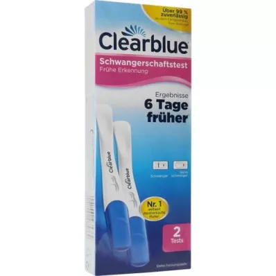 CLEARBLUE Raskaustestin varhainen toteaminen, 2 kpl