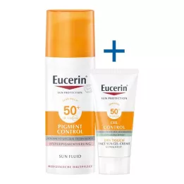 EUCERIN Sun Fluid Pigment Control LSF 50+, 50 ml, 50 ml
