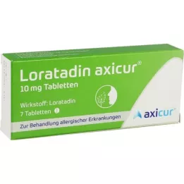 LORATADIN axicur 10 mg tabletit, 7 kpl
