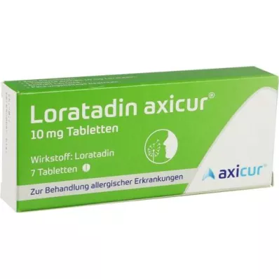 LORATADIN axicur 10 mg tabletit, 7 kpl