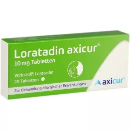 LORATADIN axicur 10 mg tabletit, 20 kpl