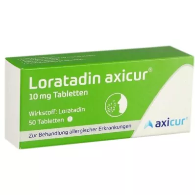 LORATADIN axicur 10 mg tabletit, 50 kpl