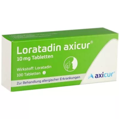 LORATADIN axicur 10 mg tabletit, 100 kpl