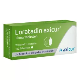 Loratadine axicur 10 mg tabletit, 100 kpl