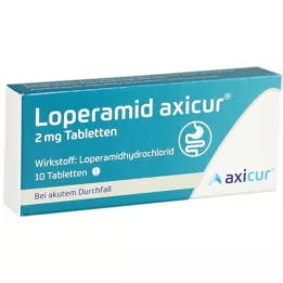 LOPERAMID axicur 2 mg tabletit, 10 kpl