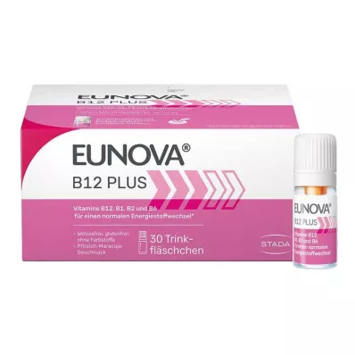 EUNOVA B12 Plus juomapullo, 30X8 ml EUNOVA B12 Plus juomapullo, 30X8 ml
