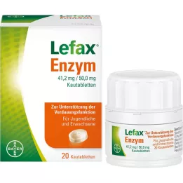 LEFAX Entsyymipurutabletit, 20 kpl