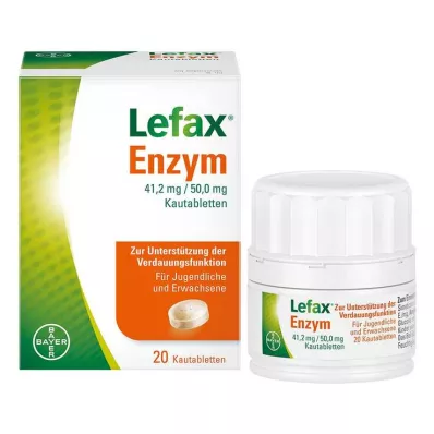 LEFAX Entsyymipurutabletit, 20 kpl