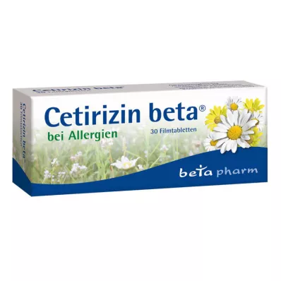 CETIRIZIN beta-kalvopäällysteiset tabletit, 30 kpl