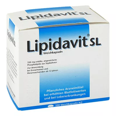 LIPIDAVIT SL Pehmeät kapselit, 100 kpl LIPIDAVIT SL Pehmeät kapselit, 100 kpl