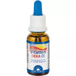 VITAMIN DEKA Öljyä Dr.Jacobin tippoja, 20 ml