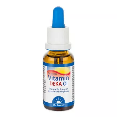 VITAMIN DEKA Öljyä Dr.Jacobin tippoja, 20 ml