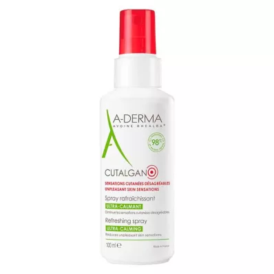 A-Derma Cutalgan virkistävä spray, 100 ml A-Derma Cutalgan virkistävä spray, 100 ml