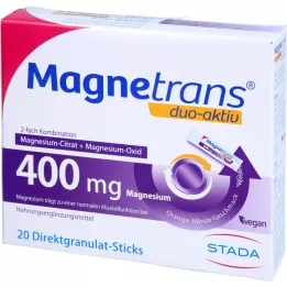 MAGNETRANS duo-aktiv 400 mg puikot, 20 kpl