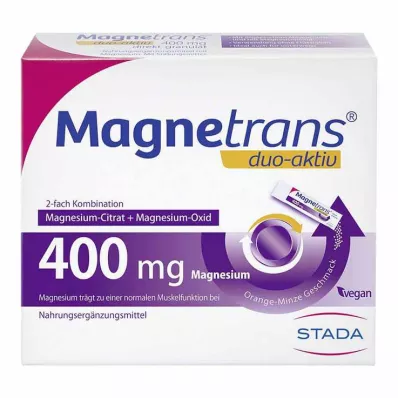 Magnetrans duo-active 400 mg tikkuja, 20 kpl Magnetrans duo-active 400 mg tikkuja, 20 kpl