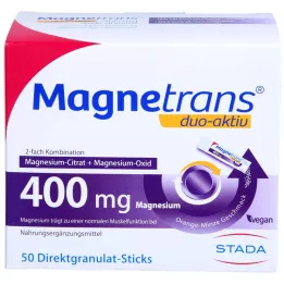 MAGNETRANS duo-aktiv 400 mg puikot, 50 kpl