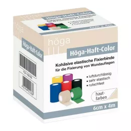 Höga-Haft Color kiinnitysside 6 cmx4 m ihonvärinen, 1 kpl