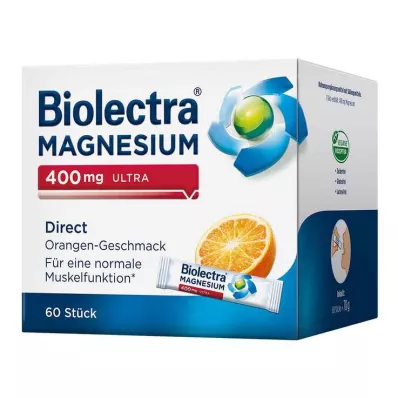 BIOLECTRA Magnesium 400 mg ultra Direct Orange, 60 kpl