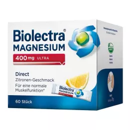 BIOLECTRA Magnesium 400 mg ultra Direct Lemon, 60 kapselia