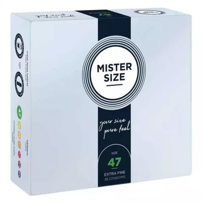 MISTER SIZE 47 kondomia, 36 kpl