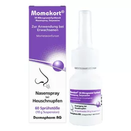 MOMEKORT 50 μg/suihke nenäsumutteen suspensio 60 aikuista, 10 g