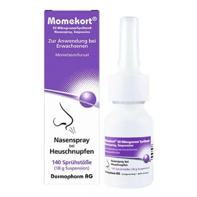 MOMEKORT 50 μg/Spray.Nas.Susp.140 Aikuiset, 18 g MOMEKORT 50 μg/Spray.Nas.Susp.140 Aikuiset, 18 g