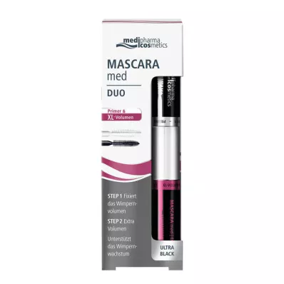 MASCARA med Duo Primer &amp; XL Tilavuus, 10 ml