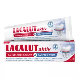 LACALUT aktiivinen iensuoja &amp; hellävarainen valkoinen hammastahna, 75 ml