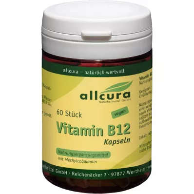 VITAMIN B12 KAPSELIT, 60 kpl