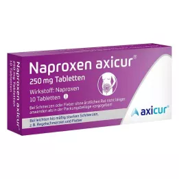 NAPROXEN axicur 250 mg tabletit, 10 kpl