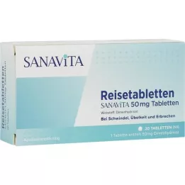 REISETABLETTEN Sanavita 50 mg tabletit, 20 kpl