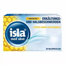 ISLA MED akuutit sitruuna-hunajapastillit, 20 kpl