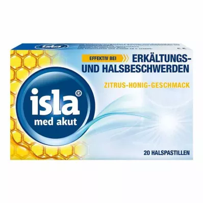 ISLA MED akuutit sitruuna-hunajapastillit, 20 kpl ISLA MED akuutit sitruuna-hunajapastillit, 20 kpl