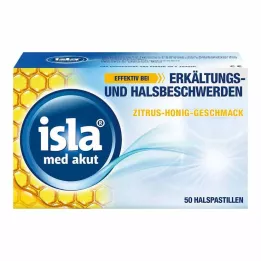 ISLA MED akuutit sitruuna-hunajapastillit, 50 kpl