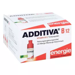 ADDITIVA B12-vitamiinin juoma-ampullit, 30X8 ml