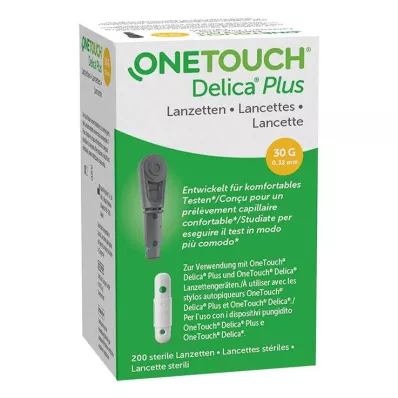 ONE TOUCH Delica Plus -neulalansetit, 200 kpl
