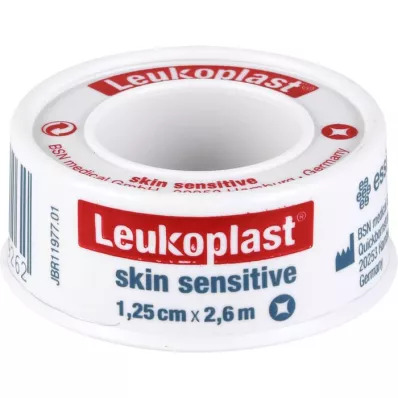 LEUKOPLAST Skin Sensitive 1,25 cmx2,6 w.protection, 1 kpl