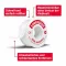 LEUKOPLAST Skin Sensitive 2,5 cm x 2,6 cm suojakotelolla, 1 kpl