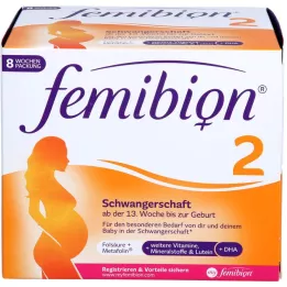 FEMIBION 2 raskausajan yhdistelmäpakkaus, 2X56 kpl