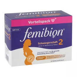 FEMIBION 2 raskausajan yhdistelmäpakkaus, 2X84 kpl