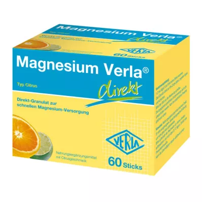 MAGNESIUM VERLA suorat rakeet sitrus, 60 kpl