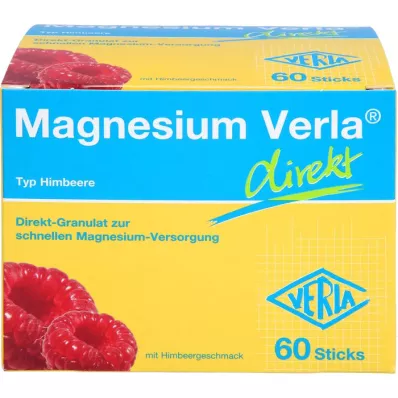 MAGNESIUM VERLA suorarakeet vadelma, 60 kpl