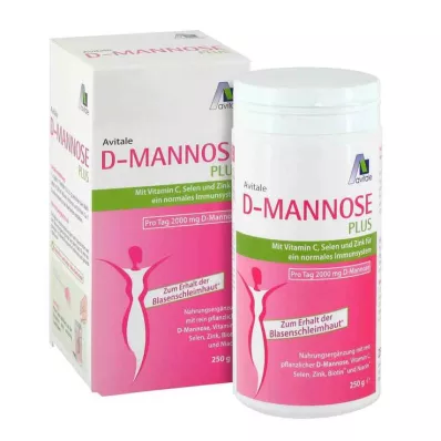 D-Mannose Plus 2000 mg jauhe, 250 g